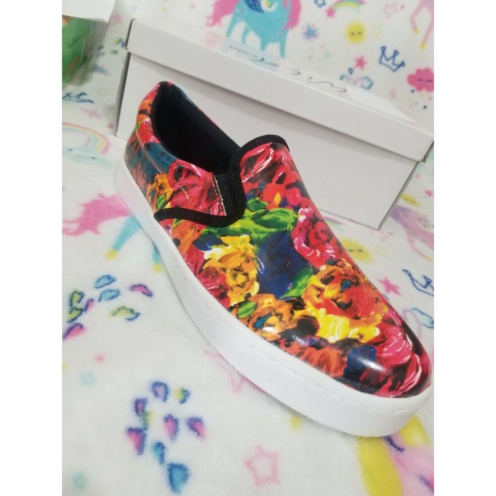 Wild Pair Women's Size 7 M Alondra Floral fashion Sneakers  multicolor (54) - Picture 5 of 8